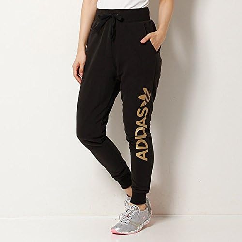gold adidas pants