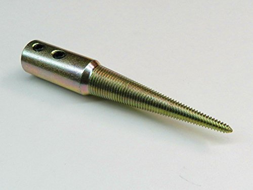 SPINDLE TAPERED 1/4" ARBOR HOLE TAPERED THREADED RIGHT HAND GRINDER-BUFFER-MOTOR (E 3)