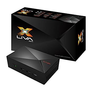 LIVA LIVA X 2GB/32GB OS Windows 10 Intel Fanless Silent Computer Mini PC with Dual Turbo 2.25Ghz mSATA HDMI HD Audio WiFi BT4.0 USB3