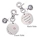 OFPUPPY Cat ID Tags - Dog Memorial Gifts - Pet Birthday Gifts with Bell Dog Stainless Steel Pendant with Gift Bag Pet Label Present Style for Dogs & Cats Collar
