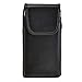 Turtleback Belt Case for iPhone 6 Plus 6S Plus (5.5) Black Vertical Holster Leather Pouch with Heavy Duty Rotating Ratcheting Belt Clip