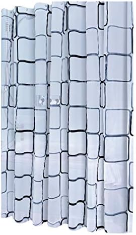 DYHOZZ Shower Curtain, Waterproof Prevent Mildew PEVA Material Shower Curtains 150x180cm, 240x180cm Shower Curtain (Size : 180240cm)