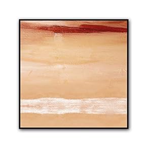 Framed Canvas Wall Art Abatract Color Canvas Prints Home Artwork Decoration for Living Room,Bedroom - 16x16 inches