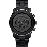 Michael Kors Chronograph Black Ion-plated Mens Watch MK8156
