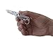 CRKT Niad Titanium Climber's Knife Folding Pocket Knife, Serrated Edge, Veff Flat Top Serrations, Carabineer Loop 2406