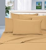 Best Seller Luxurious Pillowcases on Amazon! Elegant Comfort 1500 Thread Count Wrinkle,Fade and Stain Resistant 2-Piece Pillowcases- HypoAllergenic, Standard Size - Gold