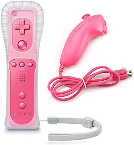 Nunchuck Wireless Remote Controller for Wii Pink