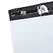 Metronic 100 Pcs 19 x 24 White Poly Mailer Envelopes Shipping Bags with Self Adhesive, Waterproof and Tear-proof Postal Bags