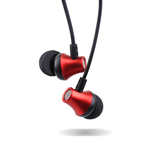 Pomelo Best Earphone with Mic and Remote (Black and Red) - Thumbnail 7