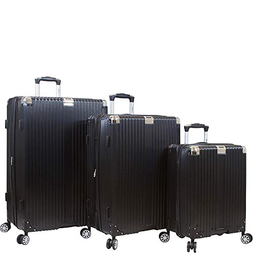 Dejuno Moda Scratch Resistant 3piece Hardside Spinner Luggage Set