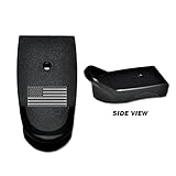 BASTION Extended Magazine Base Plate, Butt Plate for Smith & Wesson M&P 9/40 Shield SUBCOMPACT - USA Flag