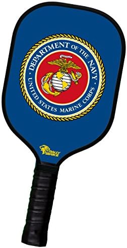 Pickleball Paddle Custom US Marine Corps Design (Composite, Aluminum, Fiberglass, Tri-Poly Shell)