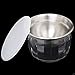 Jumbl Stainless Steel Dip Bowl w/Acrylic Vented Ice Chamber Base Clear
