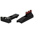 Williams Adjustable Front/Rear Fiber Optic Sight Set (70960), Black, Compatible with New Model Single-Six