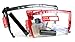 Rough Enough Clear Makeup Bag Toiletry Bag TSA Approved Toiletry Bag Stadium Approved Bag for Women Clear Bag with Zipper 2 Set for Kids Men Teen Boy Girl Travel Essentials Accessories