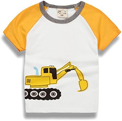 Gaundiif Little Boys Tops Cute Cartoon Tees Casual T-Shirt 1 Years B
