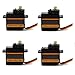 RioRand ES08MA 12g Mini Metal Gear Servo Upgrade mg90s for trex align 450 rc helicopter E (4 Pcs)