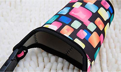 Inf-way Eco-Friendly Neoprene Coffee Cup Sleeves, Reusable Hand Drinks Scald-Proof Cup Cover for Party Christmas Day Coffee Jacket (Dream Color 5 Pcs)