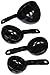 KitchenAid Plastic Measuring Spoon, Set of 5, Black