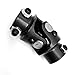 JSD AUTO PARTS Black Coated Universal Steel Steering U Joint 3/4