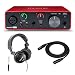 Focusrite Scarlett Solo 3rd Gen USB Audio Interface Bundle with Headphones and XLR Cable
