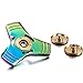 Evermarket New EDC Hand Spinner Metal Fidget ADHD Focus Toy Ultra Durable High Speed Anxiety Relief Toys,Rainbow Color