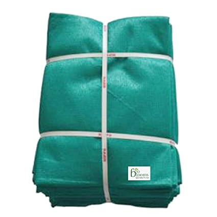 Bio Blooms Gardening Green Shade net 50% Shade 3X10 Meters Role Green and Black with Free Twine,Thin and Semi UV Treated for Temporary uses Bio_403B