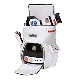 Aeromax Jr. Astronaut Backpack, Black, with NASA patches