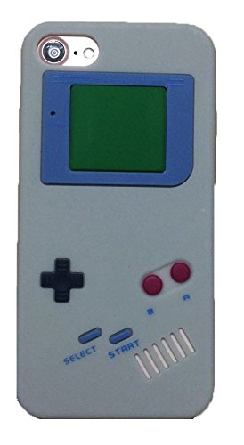 iPhone 7 Case,Newstore Retro Design 3D Game Boy Gameboy Style Soft Silicone Cover Case For Apple iPhone 7 7G 4.7 inch With A Free Packing With Newstore Trademark Gifts (Gray)