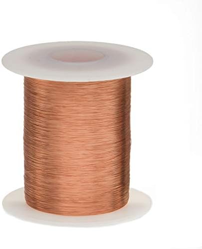 1 Pc of 36 AWG Gauge Enameled Copper Magnet Wire 8 oz 6386' Length 0.0055" 155C Natural