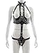Women Leather restraints Lingerie Bondage restraint BDSM Bare Breast Adjustable Full Body Harness Sex Underwear