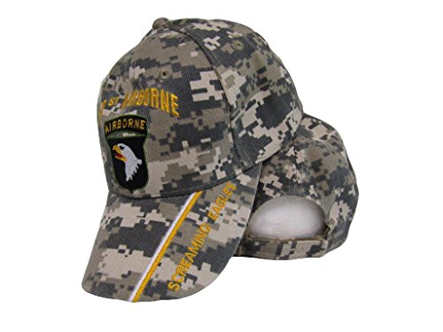 U.S. Army 101st Airborne Screamin Eagles Camo Shadow Embroidered Cap Hat