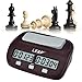 inkint Professional Digital Chess Clock Count Up Down Chess Timer with Alarm Function, Chess Game Timer with Bonus and Delay