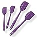 4 Silicone Spatula kit, Purple