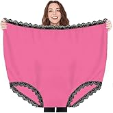 Granny Panties Funny Gag Gifts for Women Plus Size Giant Novelty Underwear White Elephant Gift for Adults Prank
