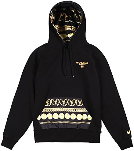 Wu-Tang Men's WU Chainz Pulll Over Shirt 45WU0105 Black SZ L