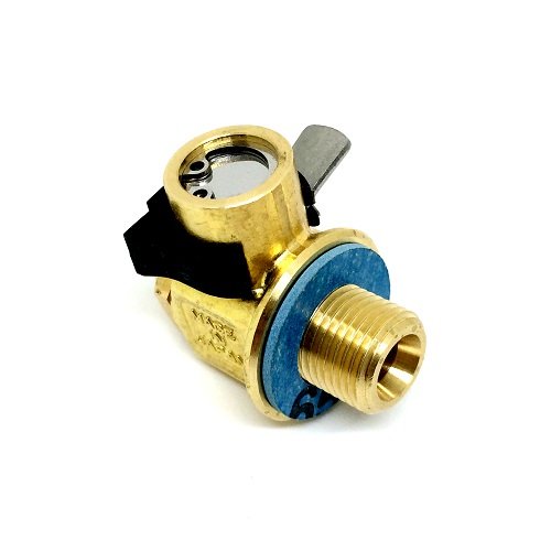 F104S: FUMOTO VALVE W/SHORT NIPPLE M18-1.5 THREADS
