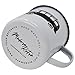 Enamel Mug by Modern Retro! Camping Mug in 8 Vintage Enamelware Designs - Fun Metal Coffee Mug and Durable Camping Cup - Tin Mugs for Coffee (or Whiskey) Home and Camp Cups with Nostalgia (KOMBI VAN)