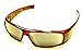 Boomer Eyeware Classic Wrap Around Designer Reading Sunglasses for Men & Women, 1.75, Black