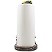 Decorative Holstein Cow Paper Towel Holder Display Stand Features Sunflower Accents for Countertop Rustic Country Kitchen Décor As Farm Animal Gifts for Farmers