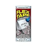 Flex Tape Rubberized Waterproof Tape, 8" X 5', Clear, 2.6 Lb