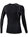 Lavento Women's 3 Pack Compression Shirts Long Sleeve Workout Shirts