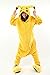 Yimidear Unisex Adult Pajamas Cosplay Costume Pikachu Onesie Sleepwear,Yellow,Large