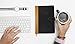 Transcending Waves - Undated Daily Planner, Hourly Habit Tracker to Boost Productivity, Faux Leather Agenda Notebook for Your Goals, Tasks and Schedules, 8.3 x 5.8 Inches, Black