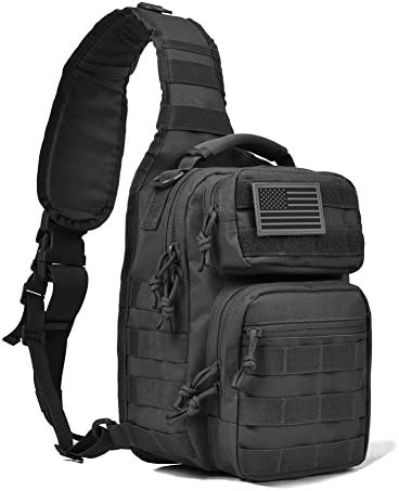 Tactical Sling Bag Pack Military Rover Shoulder Sling Backpack Molle Assault Range Bag Everyday Carry Diaper Bag Day Pack Small