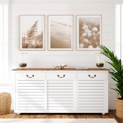 OHBIMBA® Set of 3 Modern Living Room Decorative Wall Posters – Decorative Pictures Wall Decoration – Decorative Canvas (30 x 40 cm – Without Frame)