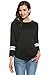Zeagoo Women's Cotton Crew Neck 3/4 Sleeve Raglan Baseball Tee Shirt Tops