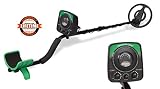 TREASURE COVE 1015 Metal Detector Kit - Easy to Use & Operate for Kids & Beginners, LED Flash Display, Waterproof Search Coil, Adjustable Height & Volume, High Accuracy, Portable for ADVENTURE SEEKERS