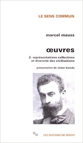 Oeuvres Mauss T2 Le Sens Commun Mauss Marcel 9782707303929 Amazon Com Books
