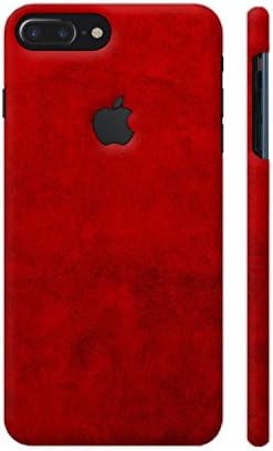Colorpur Blood Red Texture Print Artwork On Apple iPhone 7 Plus Logo Cut Case | Artist: KARAN